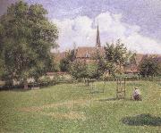 Camille Pissarro The House of the Deaf Woman and the Belfry at Eragny Germany oil painting artist